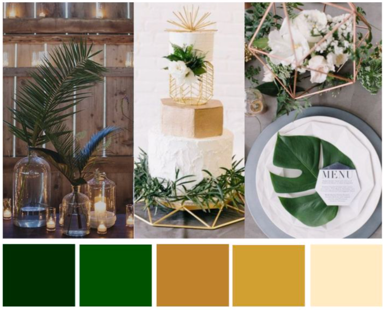 Colour Palette Inspiration: 'Luxurious Jungle'