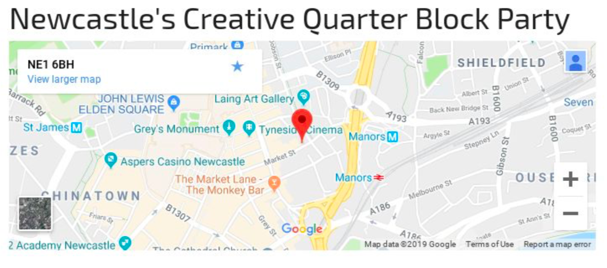 Block Party Friday 7th October 2016 Newcastle Upon Tyne