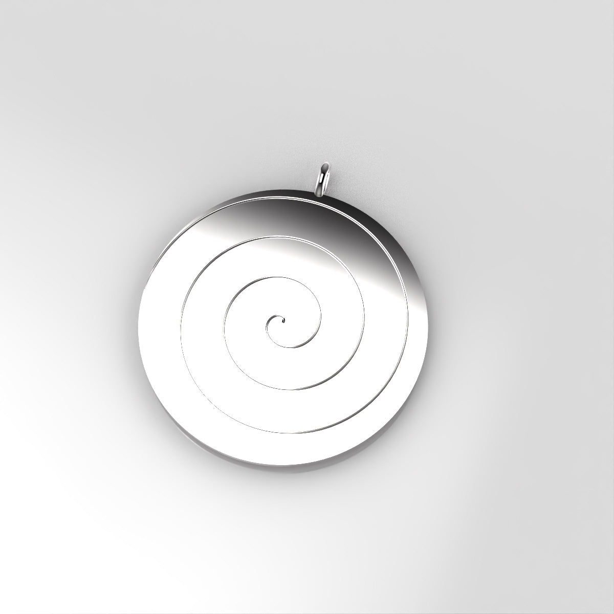 Spiral Mirror Pendant