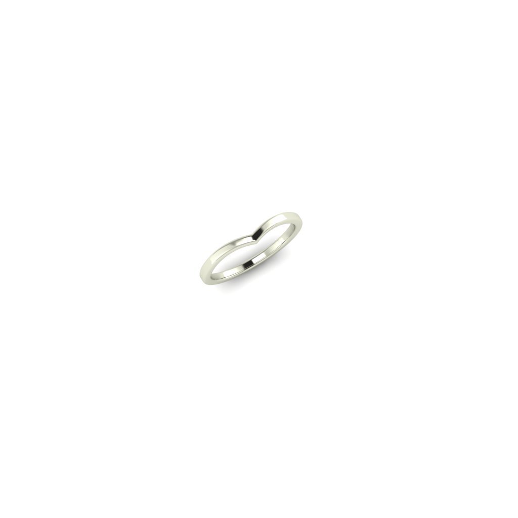 Classic Wishbone Wedding Ring