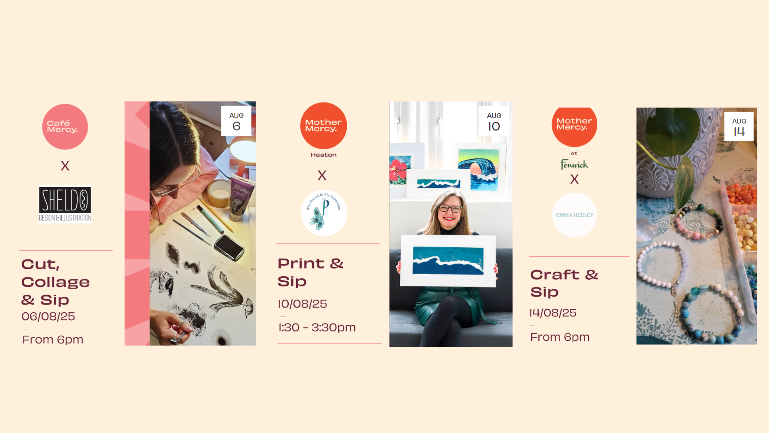 An Evening of Mindful Making — Gratitude Bracelets & Cocktails at Mother Mercy Fenwick