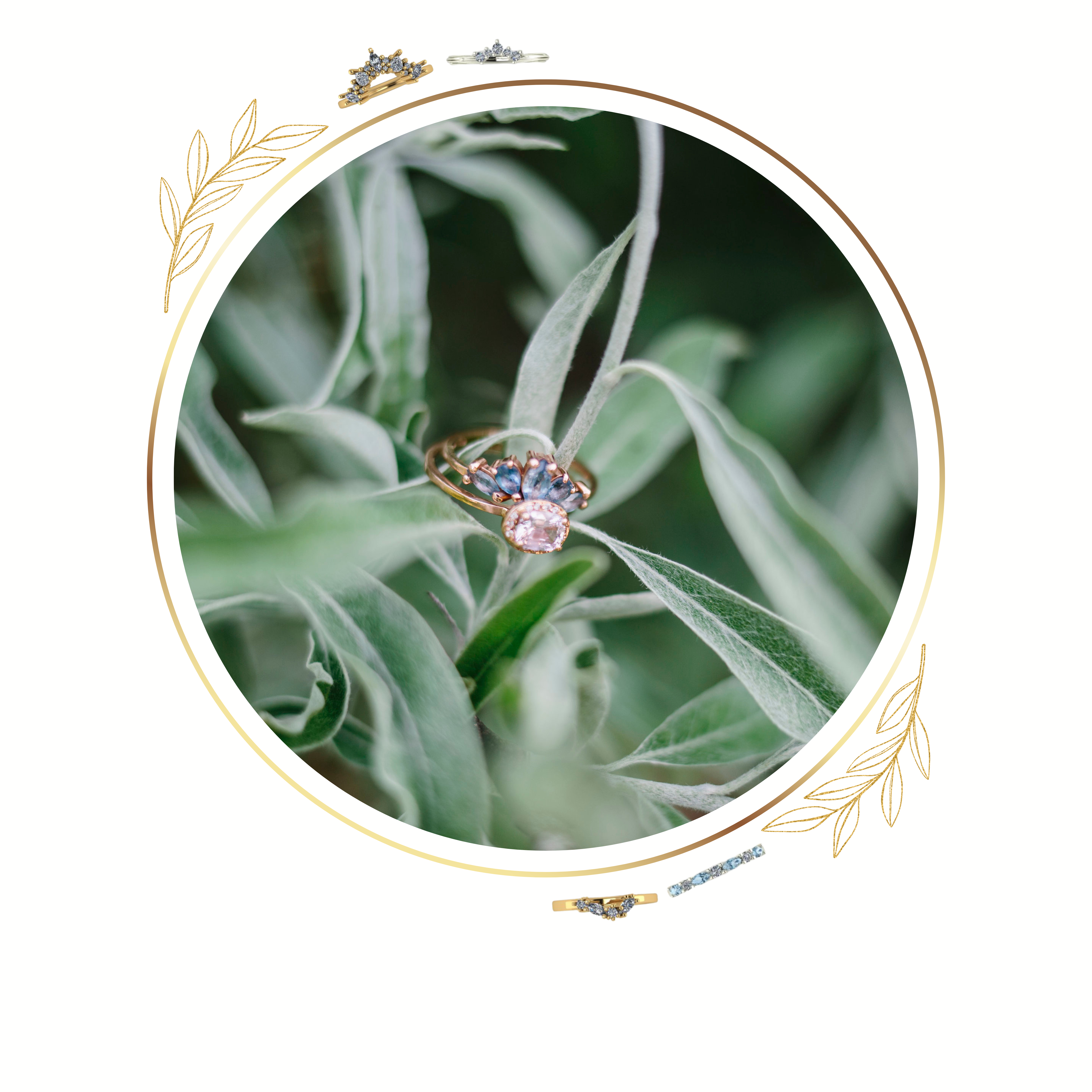 Stone Set Wedding Rings