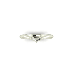 Organic Wishbone wedding ring with natural botanical bark texture detail inspired by nature Platinum 9ct or 18ct recycled white gold by Emma Hedley ethical Fine Jewellery Newcastle Upon Tyne