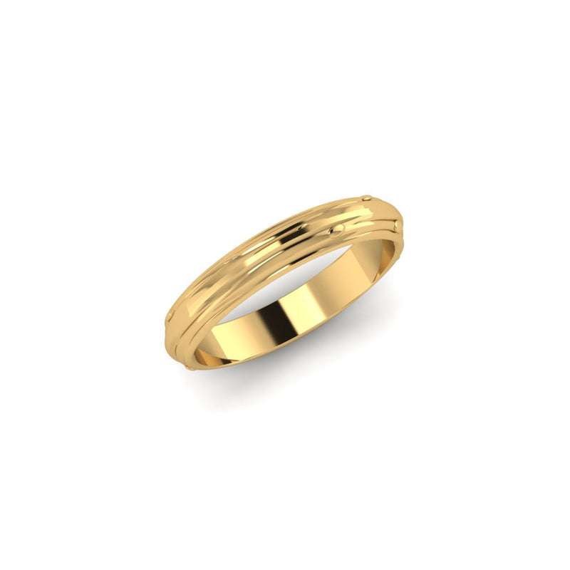 Narrow Organic Wedding Ring 2.5mm