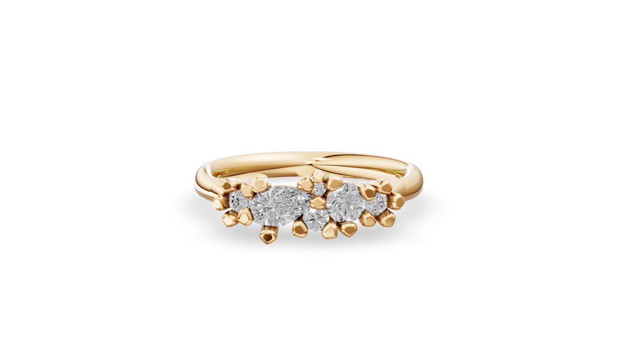 Customised Constellation Engagement Ring