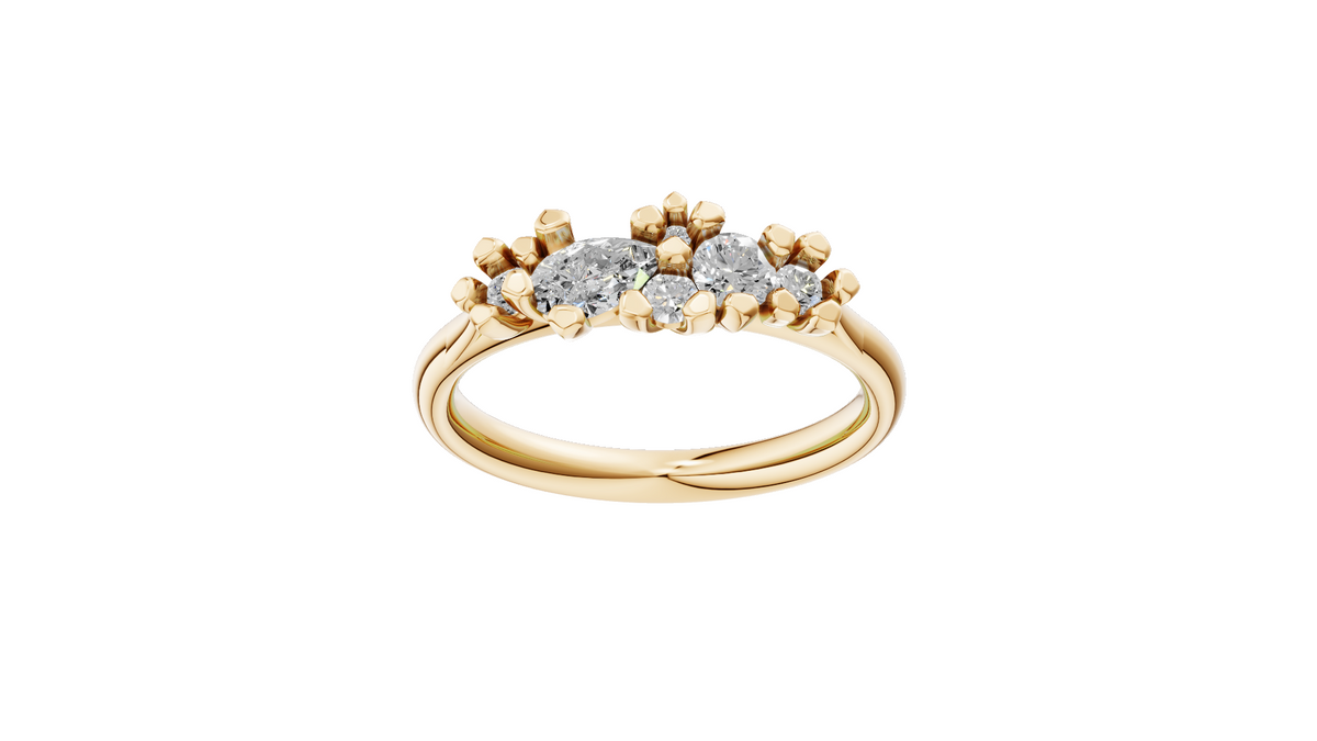 Customised Constellation Engagement Ring
